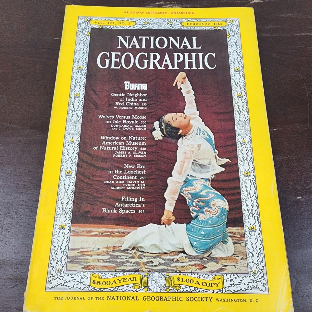 National Geographic Magazine February 1963‎ No Insert
